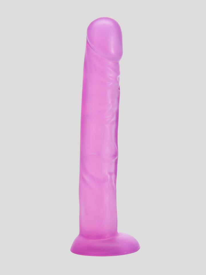 BASICS Suction Cup Dildo 10 Inch - Purple