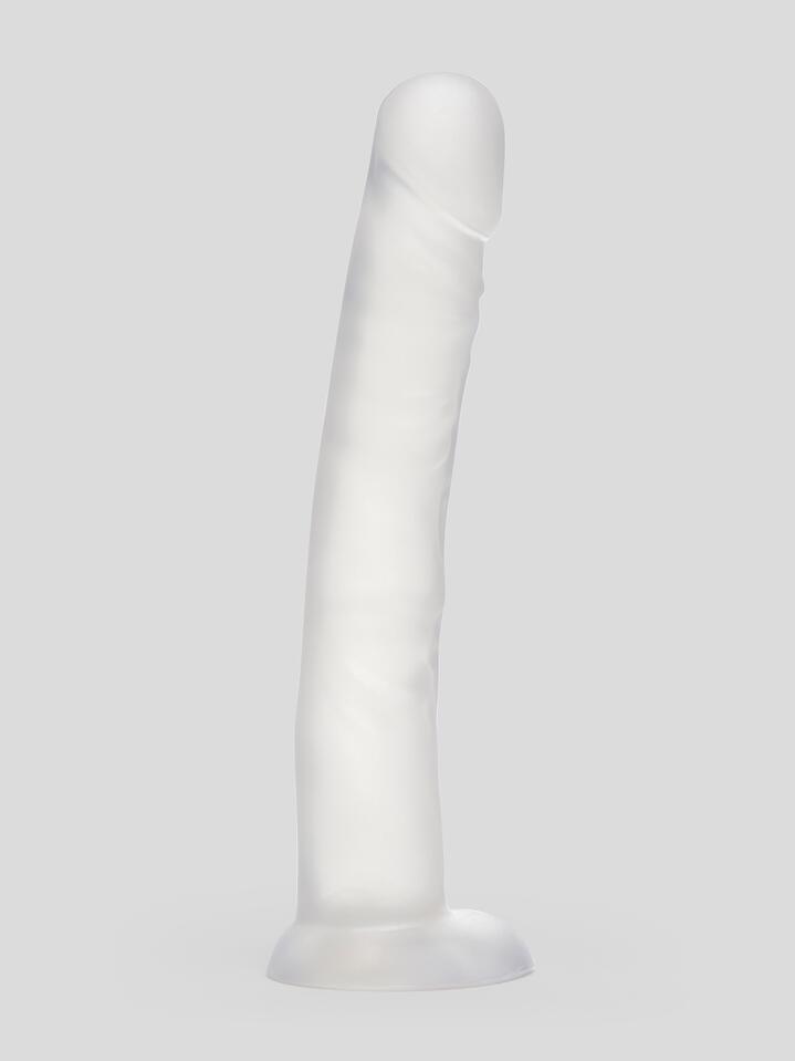 BASICS Clear Suction Cup Dildo 10 Inch - Clear