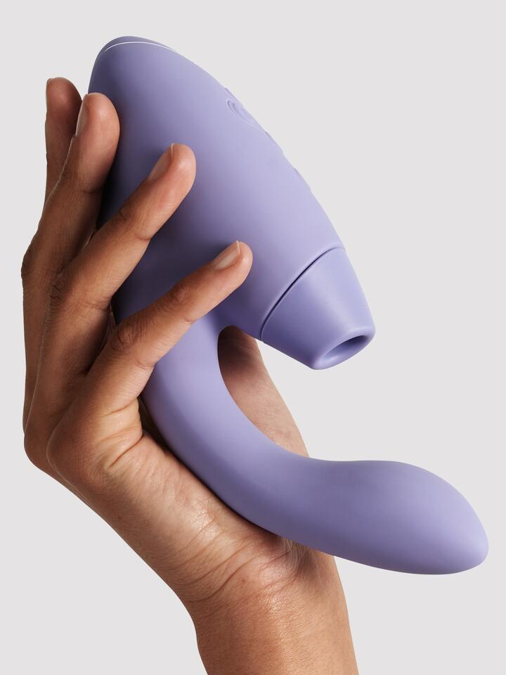 Womanizer Duo 2 Rechargeable Silicone G-Spot and Clitoral Stimulator - Purple