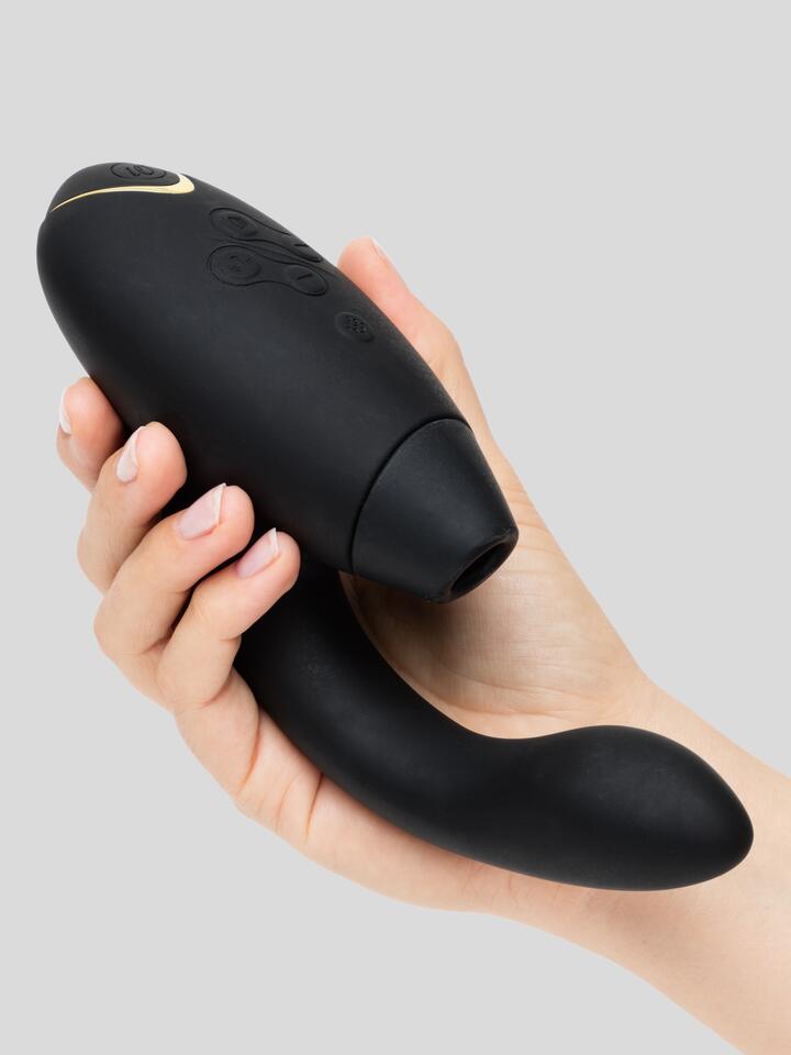 Womanizer Duo Rechargeable G-Spot and Clitoral Stimulator - Black