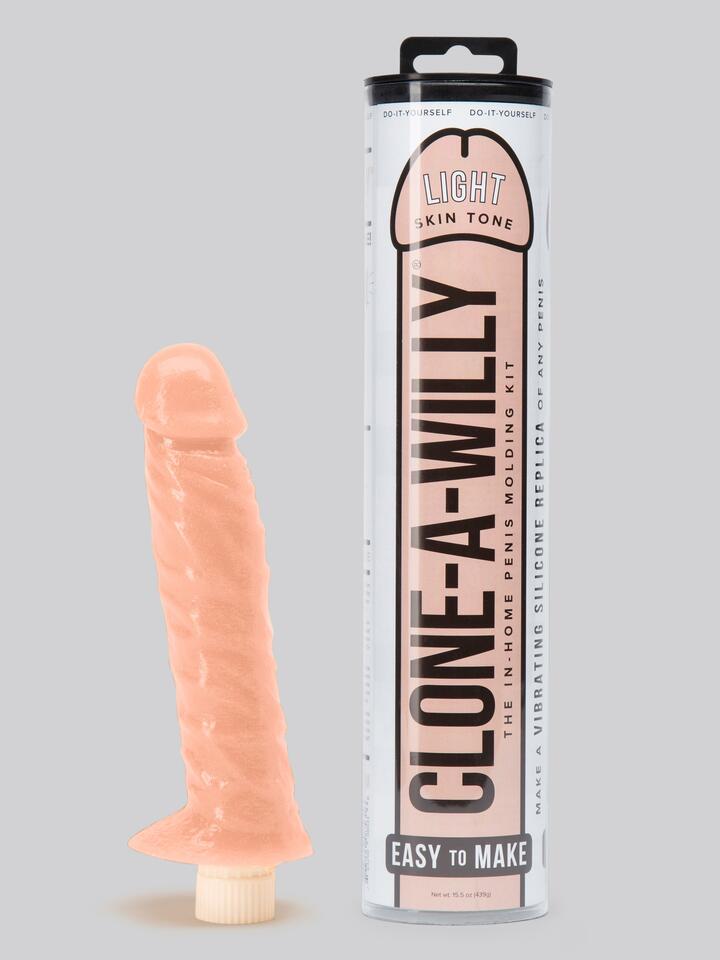 Clone-A-Willy Vibrator Create Your Own Penis Moulding Kit - Flesh Pink