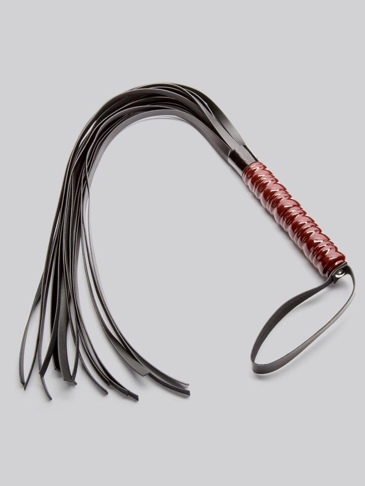 Sex & Mischief Mahogany Flogger - Black
