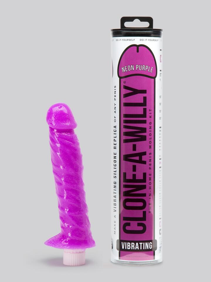 Clone-A-Willy Vibrator Moulding Kit Neon Purple - Purple
