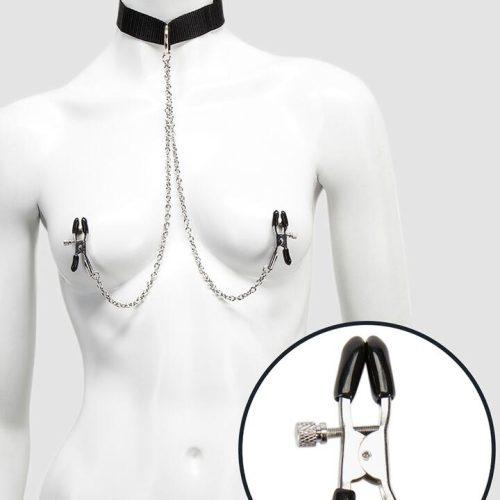 BASICS Collar with Nipple Clamps - Black