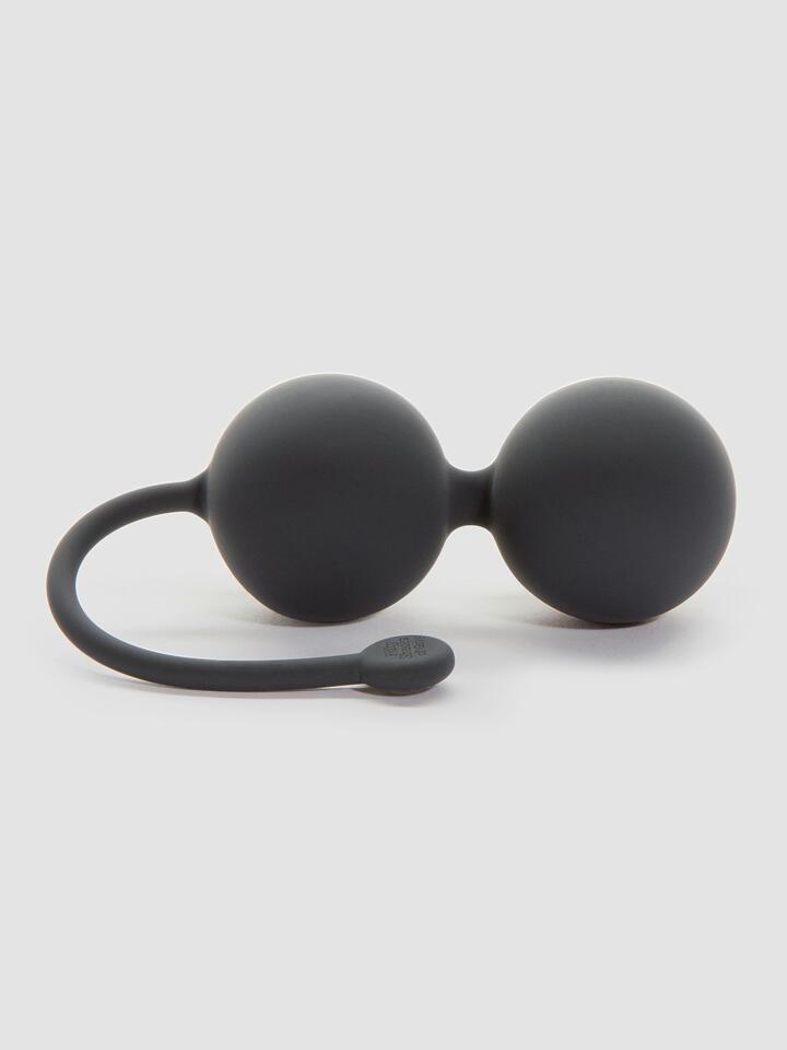 Fifty Shades of Grey Tighten and Tense Silicone Jiggle Balls - Grey