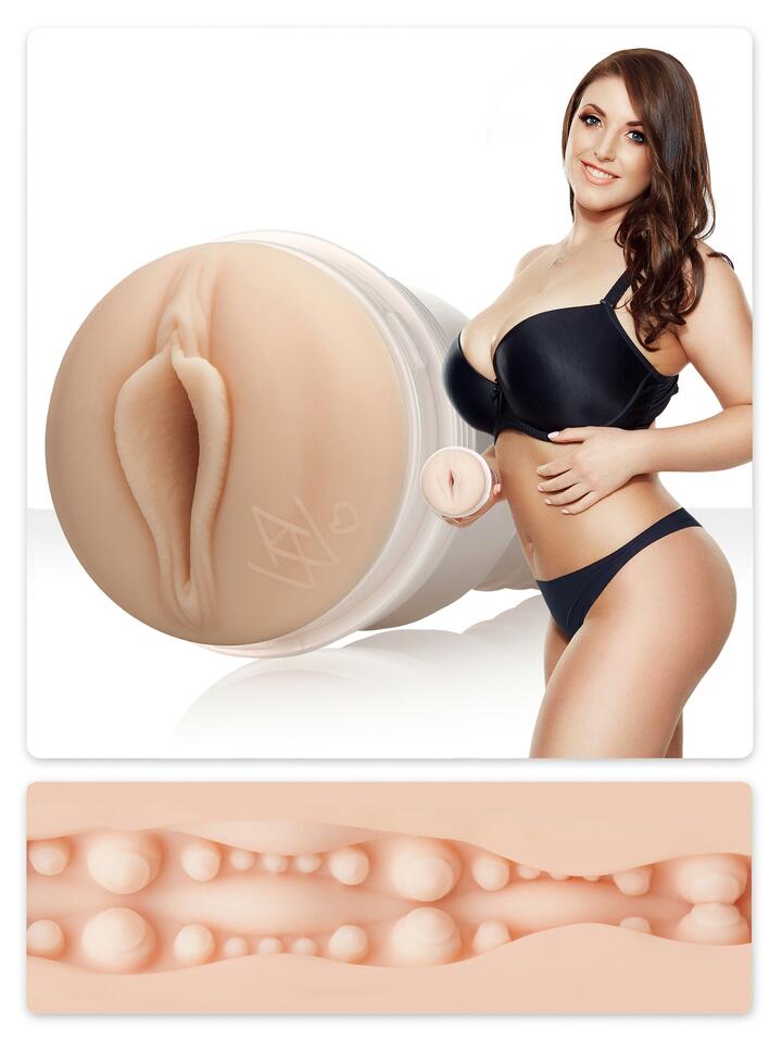 Fleshlight Angela White Indulge Texture - Flesh Pink