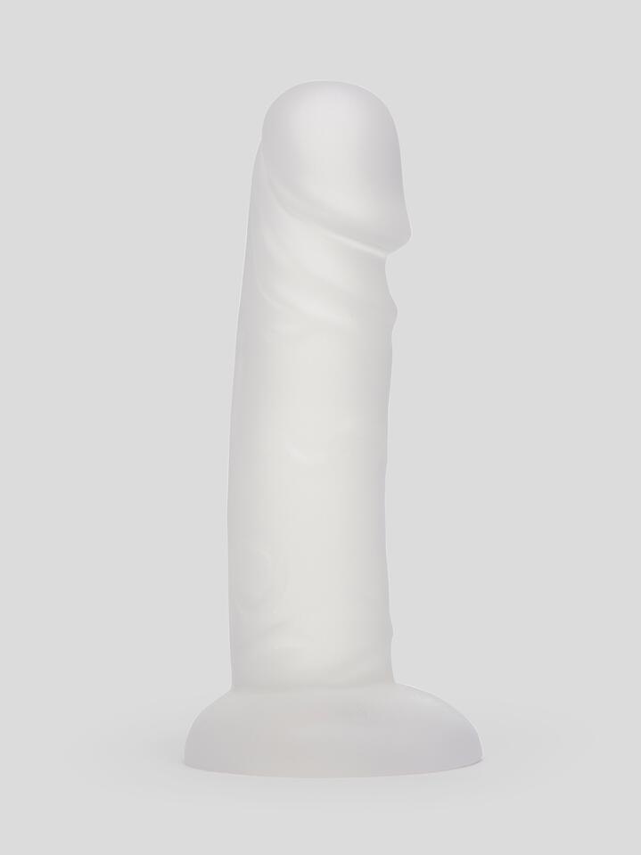 BASICS Clear Suction Cup Dildo 6 Inch - Clear