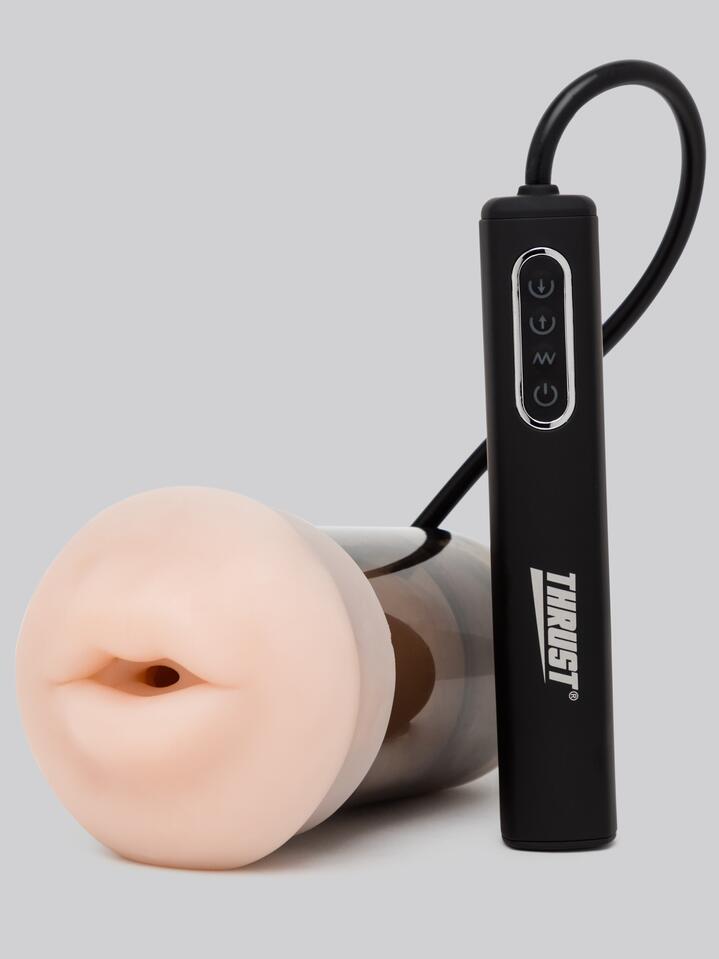 THRUST Pro Tech Realistic Blow Job Suction Masturbator - Flesh Pink