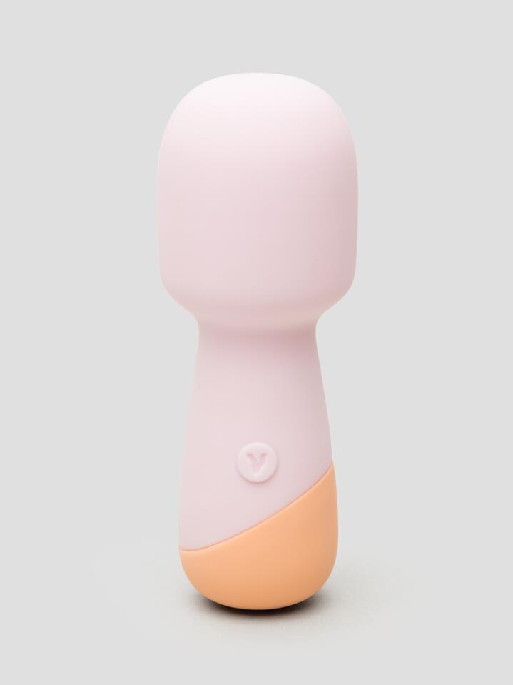 Vush Peachy Rechargeable Silicone Mini Wand Massager - Pink