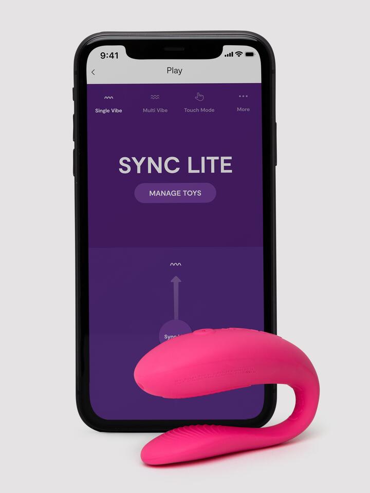 We-Vibe Sync Lite App Controlled Rechargeable Couple's Vibrator - Pink
