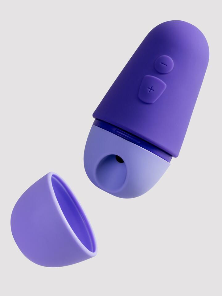 ROMP Free X Rechargeable Silicone Travel Clitoral Suction Stimulator - Purple