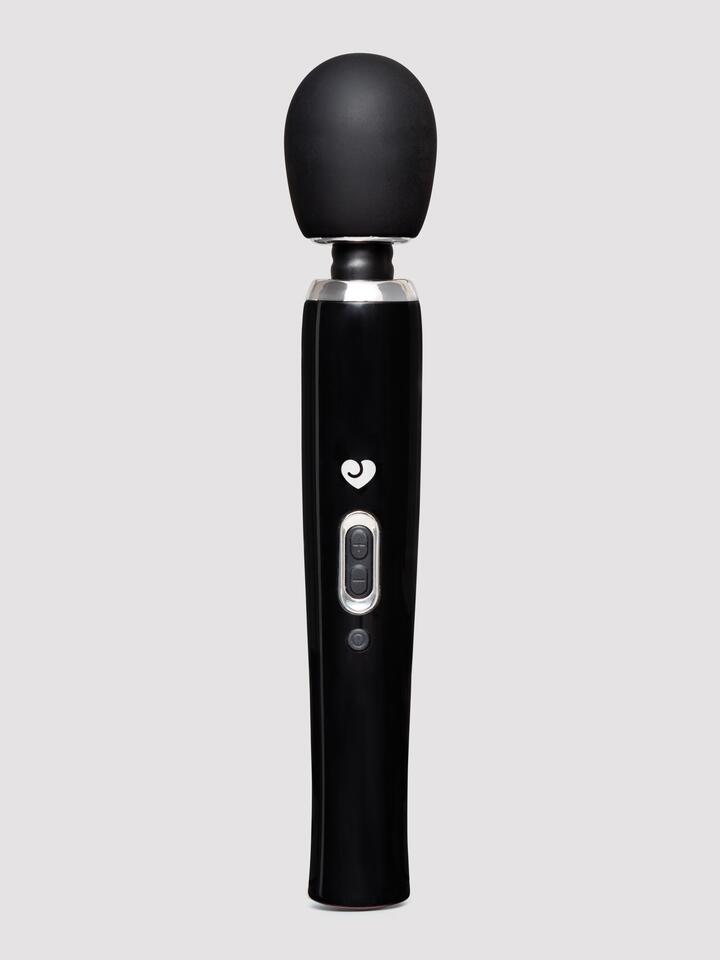 Lovehoney Deluxe Extra Powerful Rechargeable Wand Vibrator 2.0 - Black
