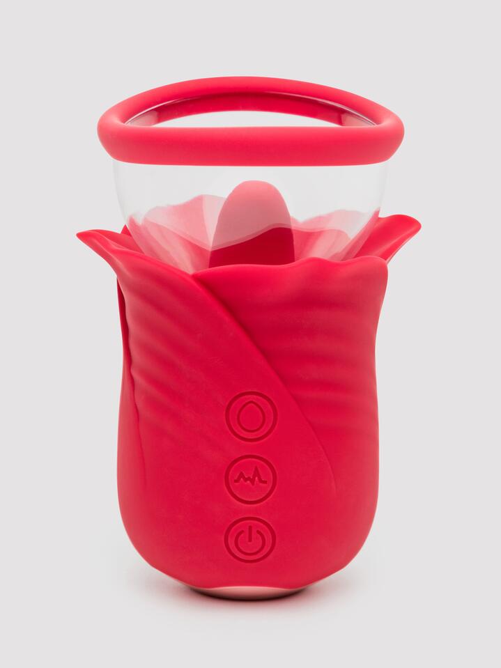 Lovehoney Rose Pussy Pump with Clitoral Stimulator - Red