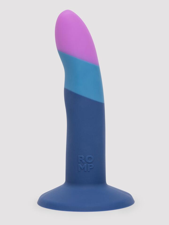 ROMP Piccolo Non-Realistic Dildo 5 Inch - Blue