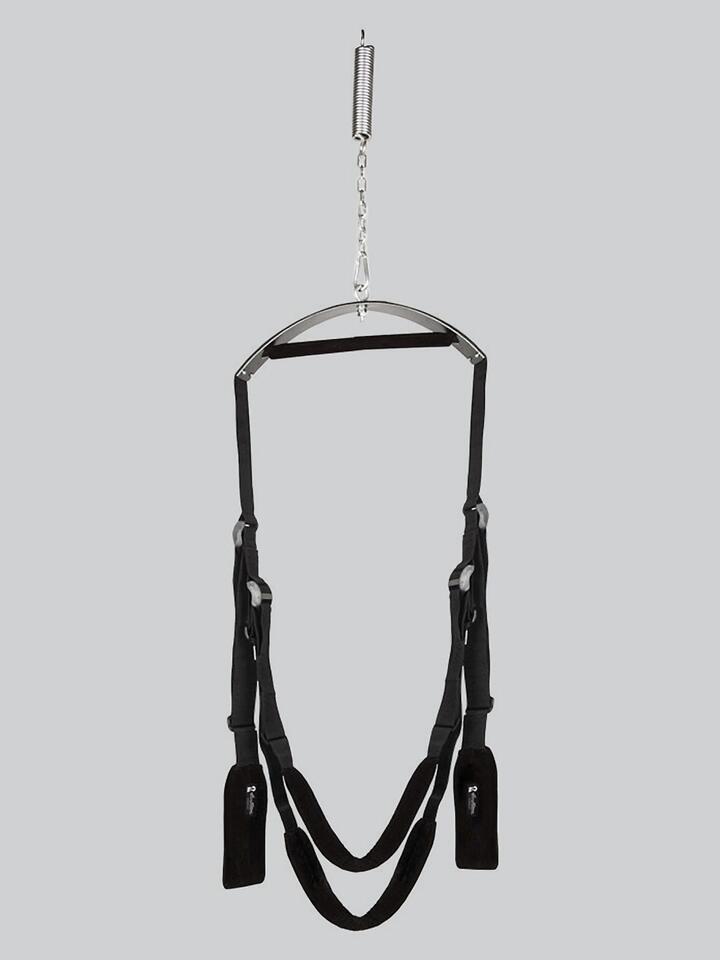 Bondage Boutique Deluxe Fetish Spinning Sex Swing - Black