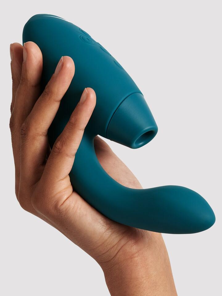 Womanizer Duo 2 Rechargeable Silicone G-Spot and Clitoral Stimulator - Green
