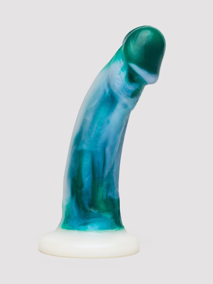 Vixen Mustang VixSkin Clouds Green 6.5 Inch Dildo - Green