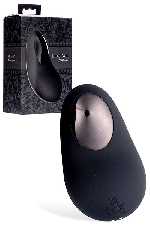 Adam and Eve Luxe Noir Palmier 4.75" Lay On Vibrator