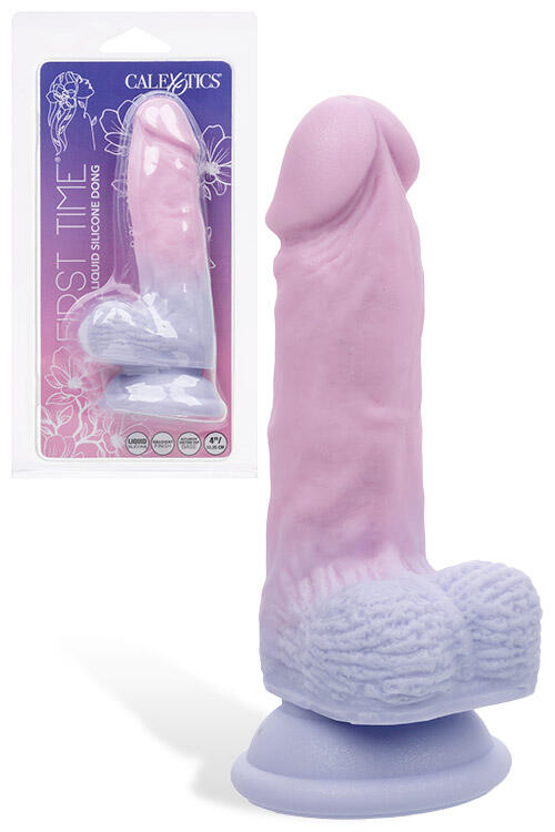Calexotics First Time 6" Liquid Silicone Dong