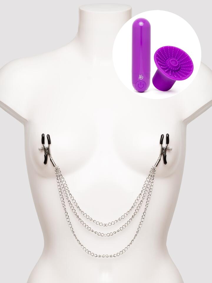 Pleasure Passion Nipple Play Collection (3 Piece) - Purple