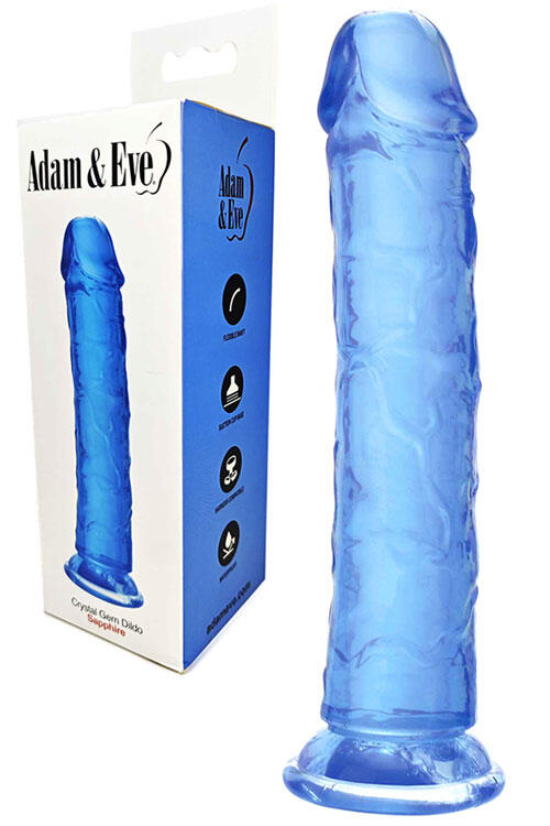 Adam and Eve Crystal Gem 7.8" Suction Cup Dildo