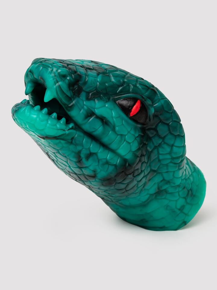 Creature Cocks Serpentine Green Stroker Silicone Masturbator - Green