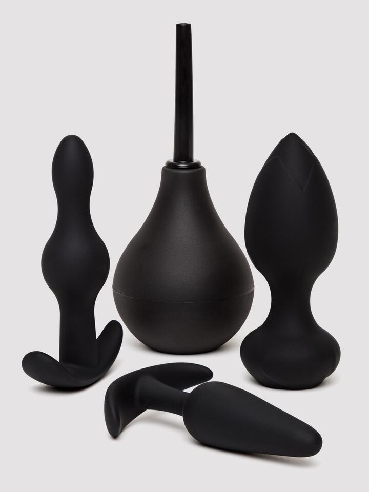 Pleasure Kits Anal Explorer Kit (4 Piece) - Black