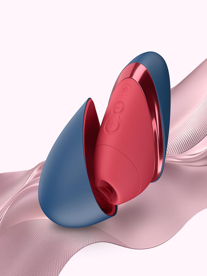 Womanizer Next Liberty Blue Red Clitoral Suction Stimulator - Blue