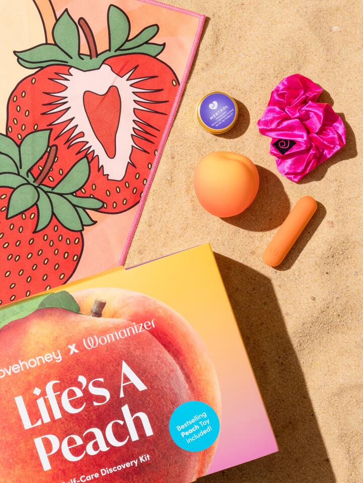 Lovehoney X Womanizer Life's a Peach Discovery Kit - Orange