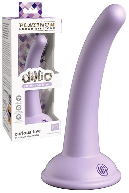 Dillio Platinum Cured Silicone 5.75" Slim Fit Dildo