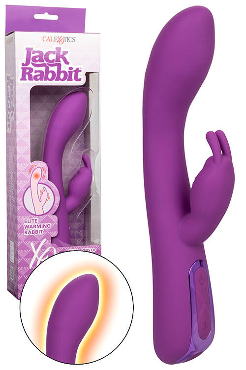 Calexotics Jack Rabbit Elite 8.75" Warming Rabbit Vibrator