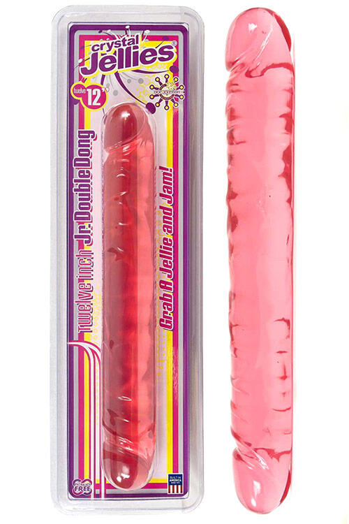 Doc Johnson Super Jelly Realistic Double Ended 12" Dildo