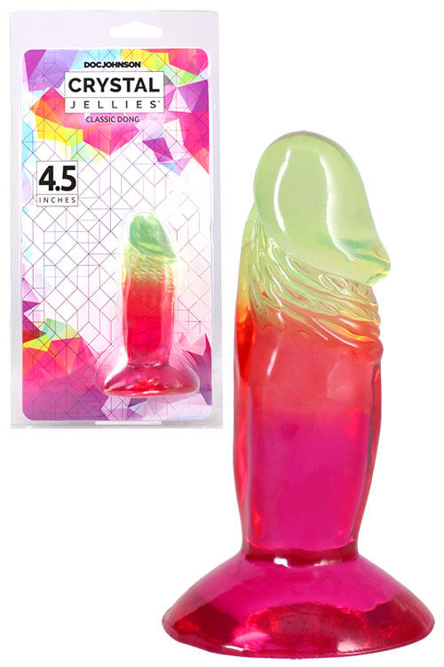 Doc Johnson Crystal Jellies 4.75" Realistic Dong