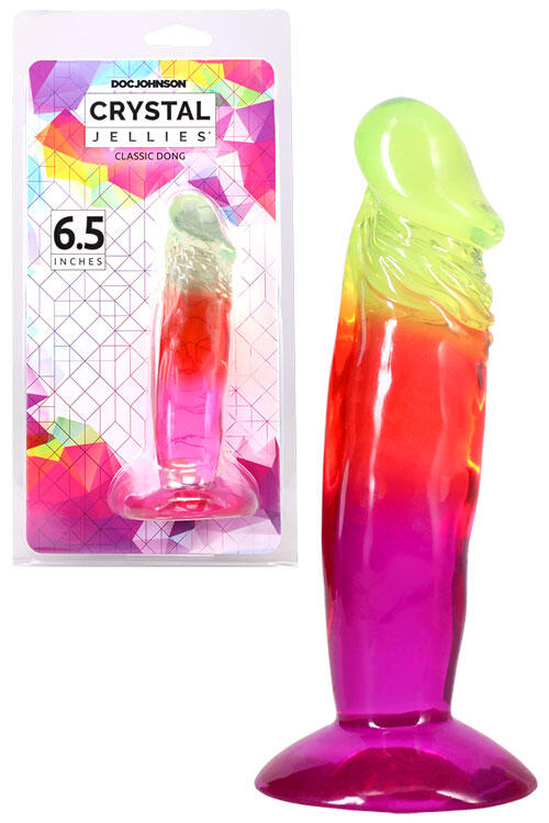 Doc Johnson Crystal Jellies 6.5" Realistic Dong