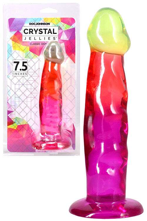 Doc Johnson Crystal Jellies 7.5" Realistic Dong