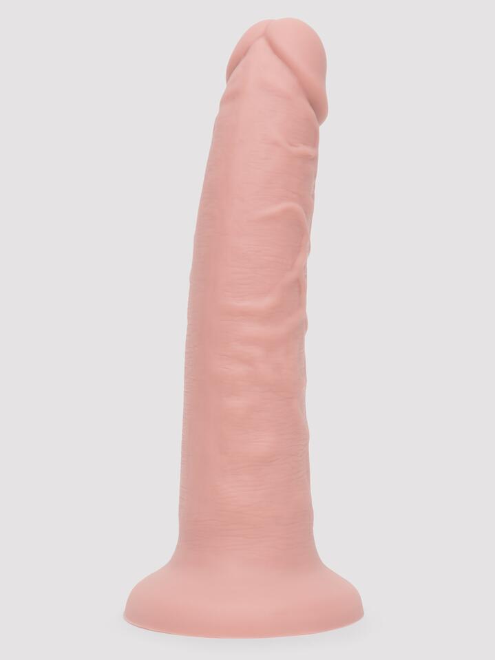 Lovehoney Realistic Silicone Suction Cup Dildo 8 Inch - Flesh Pink