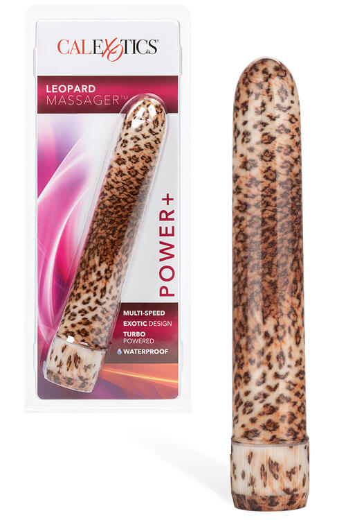 Calexotics Leopard Print 6.5" Classic Vibrator